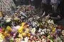 blomsterhav på gade i vancouver