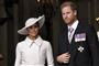 Prins Harry og hans hustru, hertuginde Meghan, flyttede for fem år siden til Californien. Parret har sammen børnene Archie og Lilibet. (Arkivfoto).