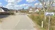 byskilt ved landsby 
