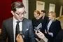 politikere bliver interviewet