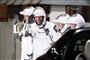 Personer i astronaut-outfit