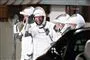 Personer i astronaut-outfit