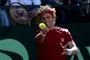 tennisspiller i aktion