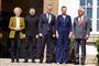 EU-toppen, kong Frederik og Ukraines præsident Zelenskyj på Marselisborg Slot i anledning af at Danmark overtager EU formandskabet, i Aarhus torsdag.