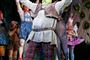 Shrek - nu på de skrå brædder. Foto: AP/David Goldman / POLFOTO
