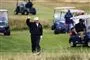 Trump på en golfbane