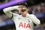 Son Heung-mins velkendte jubelscene for Tottenham er her fotograferet i 2024. (Arkivfoto).