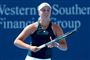 Clara Tauson skal i første runde af US Open møde tjekken Alexandra Eala. (Arkivfoto).