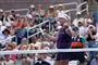 tennisspiller i aktion