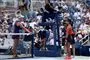 tennisspiller i aktion