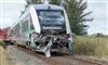 et tog med smadret front