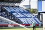 en tribune på et stadion