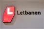 et letbaneskilt