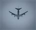 fly i luften set nedefra