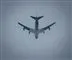 fly i luften set nedefra