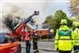 brand i en stald