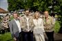 De fire borgerlige ledere side om side udenfor