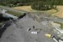 stort oversvømmet område