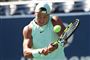tennisspiller i aktion