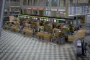 Oversigtsbillede af indtjekningsskranker i Billund Lufthavn