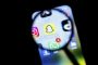 en smartphone med sociale apps