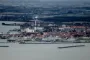 Korsør havn set fra afstand