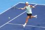 tennisspiller i aktion