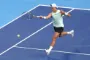 tennisspiller i aktion
