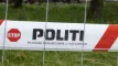 afspærringsbånd med politi-logo