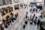 Oversigtsbillede af afgangshal i Kastrup Lufthavn