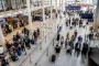 Oversigtsbillede af afgangshal i Kastrup Lufthavn
