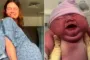 en gravid kvinde og en stor baby