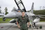 mand foran jagerfly 