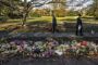 blomster ligger i park