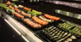en buffet med sushi