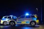 svensk politi på gaden