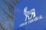 Skilt med Novo Nordisk-logo