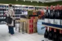 Billede fra vinafdeling i en butik