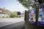valgplakater hænger i bybilledet