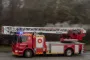 en brandbil med udrykning