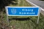 Skilt med teksten: "Viborg Kommune"
