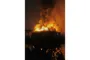en brand i en bygning