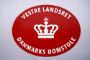 Rødt emaljeskilt, hvor der står Vestre landsret