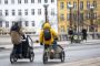 to ladcykler på vejen