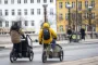 to ladcykler på vejen