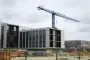 Kran ved en opførsel af større byggeri