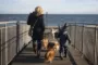 to personer med hunde