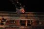 en lejlighed i brand