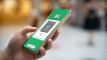 en mobiltelefon med en app