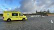 ambulance på havnen